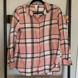 Plaid button down | 8/M